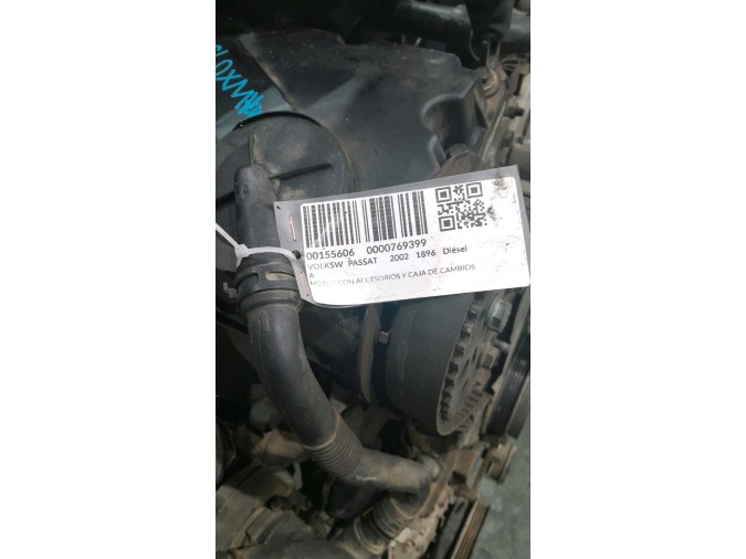 MOTOR CON ACCESORIOS Y CAJA DE CAMBIOS VOLKSWAGEN PASSAT 2002