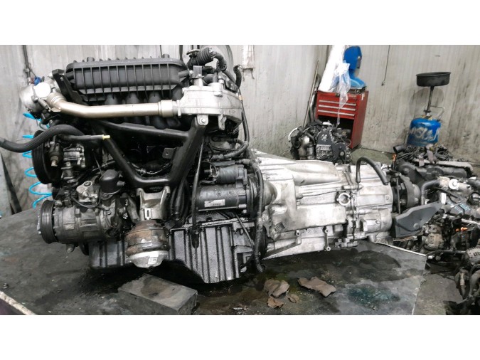 MOTOR CON ACCESORIOS Y CAJA DE CAMBIOS MERCEDES C 220 CDI