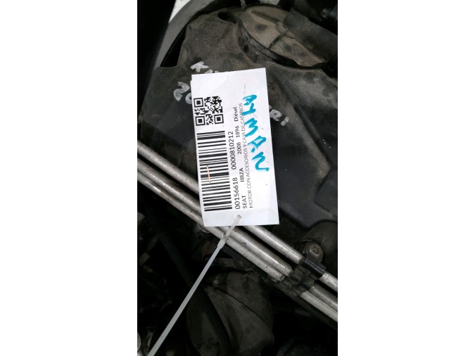 MOTOR CON ACCESORIOS Y CAJA DE CAMBIOS SEAT IBIZA
