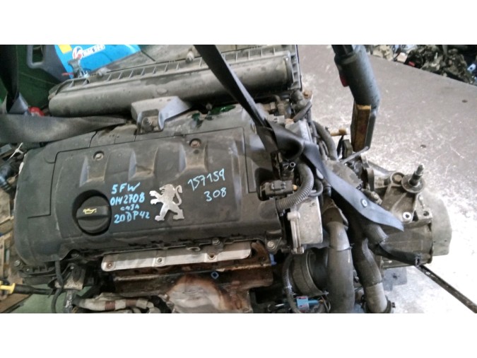 MOTOR CON ACCESORIOS Y CAJA DE CAMBIOS PEUGEOT 308 2007