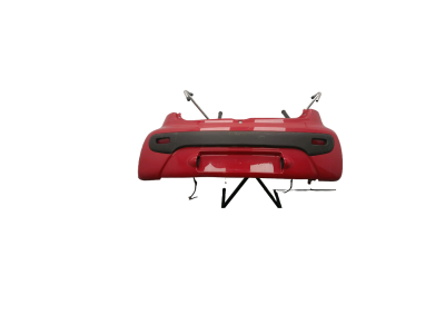 PARAGOLPES TRASERO PEUGEOT 107 ROJO 2007