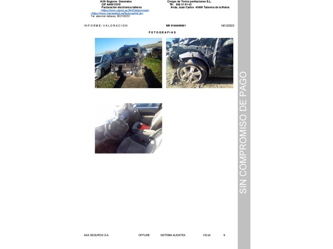 PRETENSOR CINTURÓN DELANTERO DERECHO RENAULT KANGOO 2011
