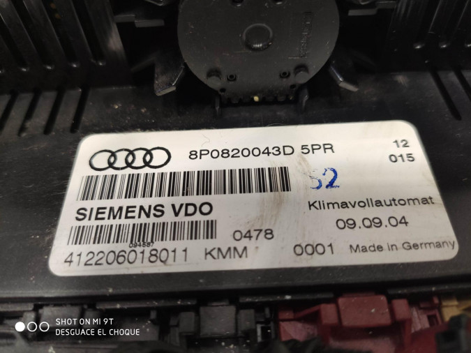 MANDO CALEFACCIÓN AUDI A3 2005