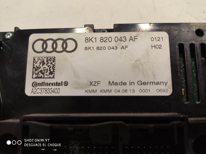 MANDO CALEFACCIÓN AUDI A4 2013