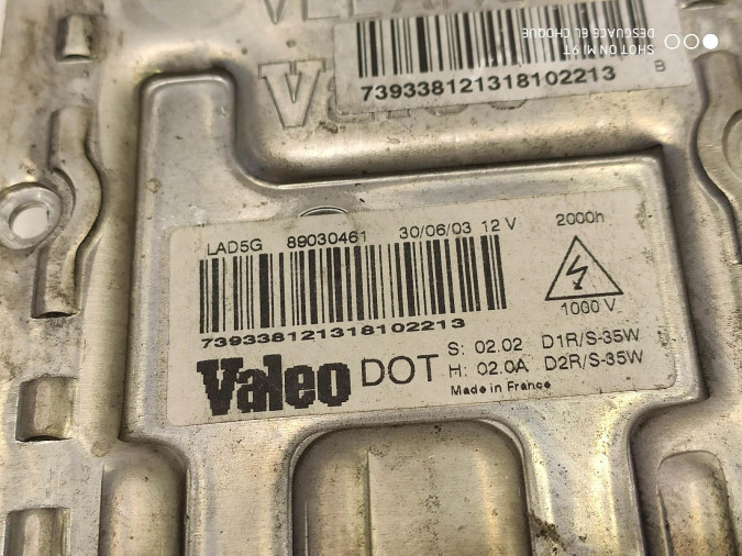 Balastro de Faro PEUGEOT 1007 2000