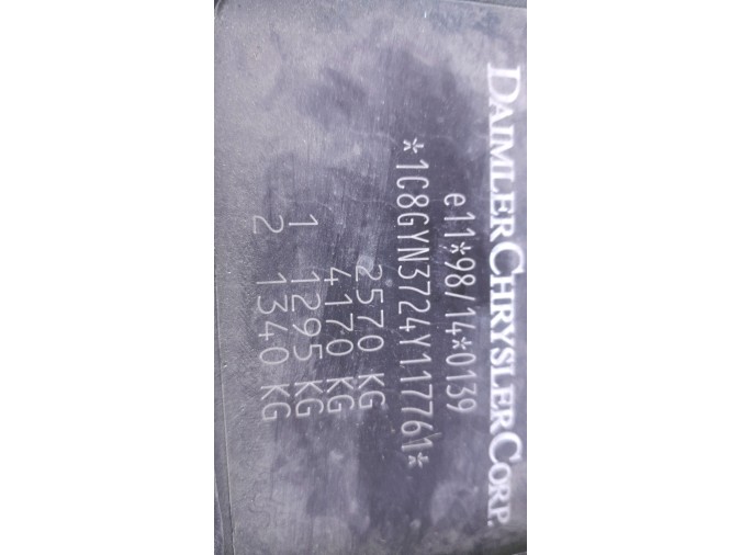 MECANICA DELANTERA SIN CUNA CHRYSLER VOYAGER I 2004