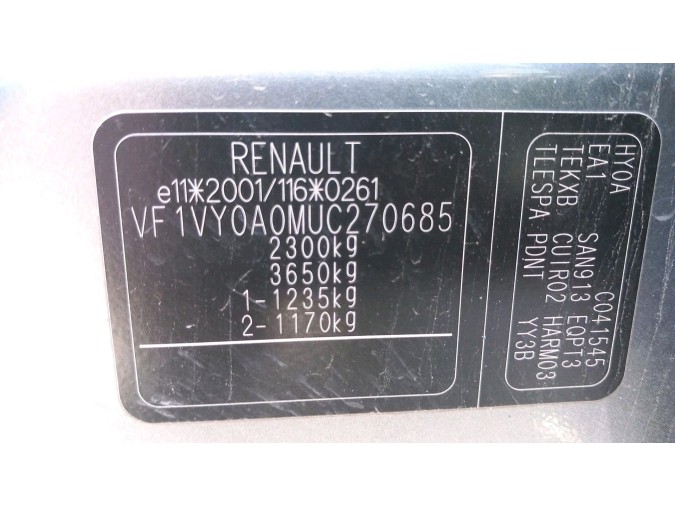 MANDO ELEVALUNAS DELANTERO DERECHO RENAULT KOLEOS 2008