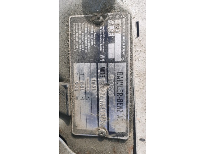MECANICA DELANTERA SIN CUNA MERCEDES 260 1987