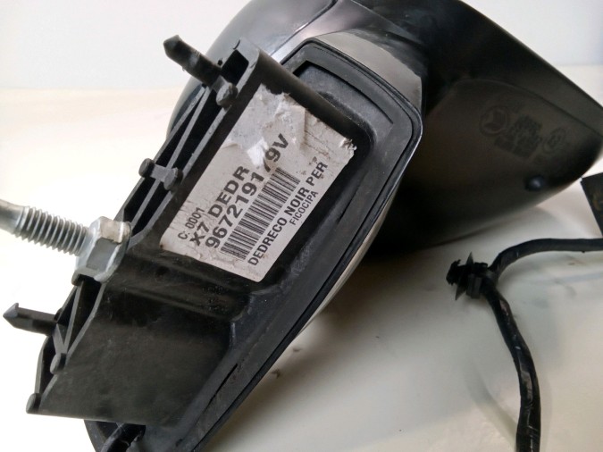 RETROVISOR DERECHO CITROEN C5 NEGRO 2012