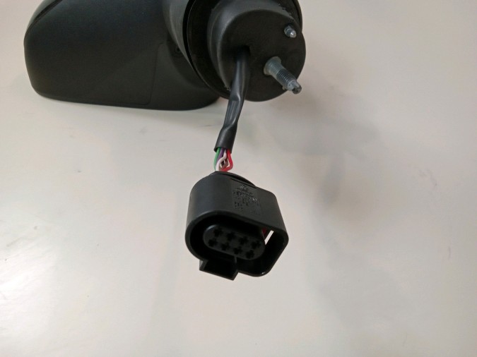RETROVISOR DERECHO SEAT LEON NEGRO 2007