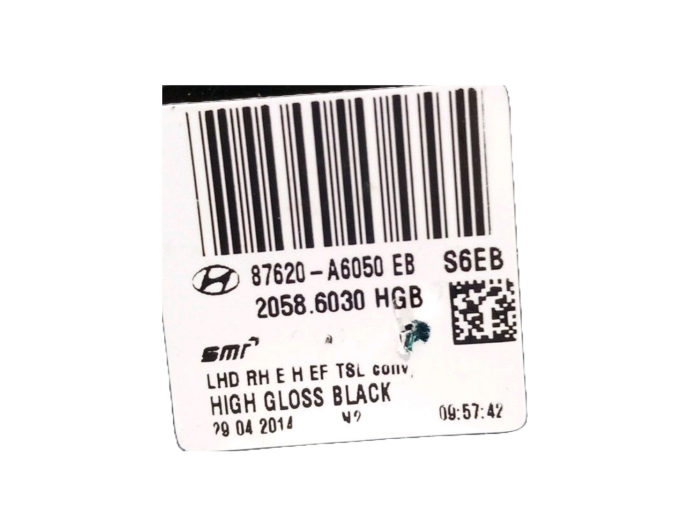 RETROVISOR DERECHO HYUNDAI I30 NEGRO 2014