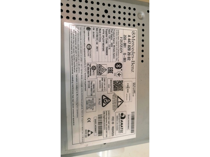 Autorradio MERCEDES VITO 110 CDI 2021