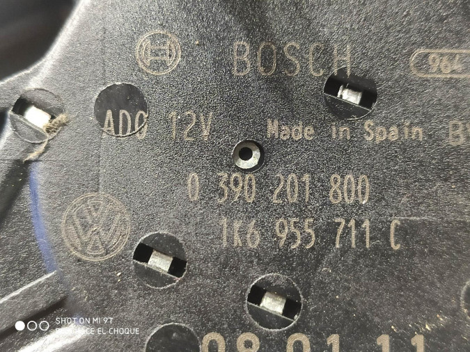 Motor Limpiaparabrisas trasero VOLKSWAGEN GOLF 2008