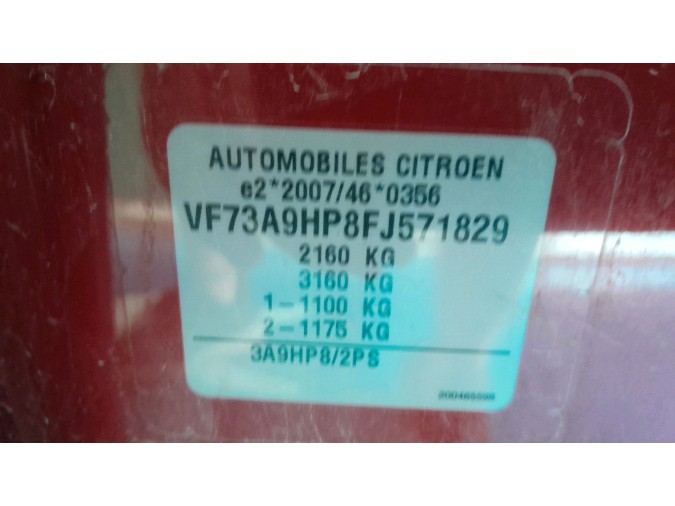 ELEVALUNAS TRASERO DERECHO CITROEN C4 PICASSO 2015