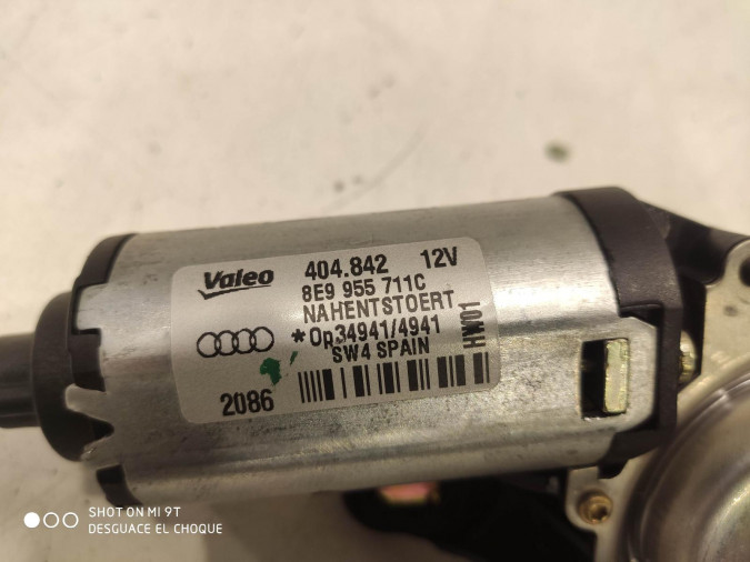 Motor Limpiaparabrisas trasero AUDI A3 2006