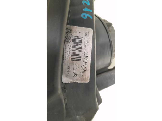 FARO DELANTERO DERECHO CITROEN C5 2002