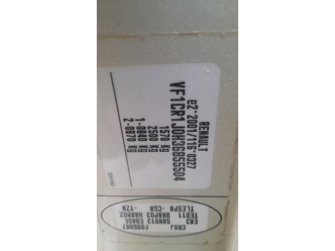 MANDO ELEVALUNAS DELANTERO DERECHO RENAULT CLIO 2007
