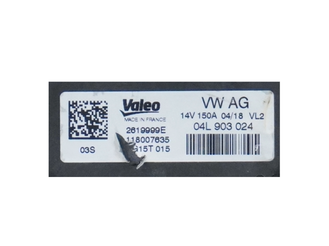 ALTERNADOR AUDI A5 2018