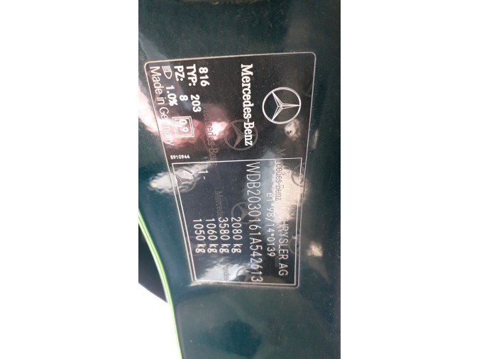 ELEVALUNAS TRASERO DERECHO MERCEDES C 270 CDI 2003