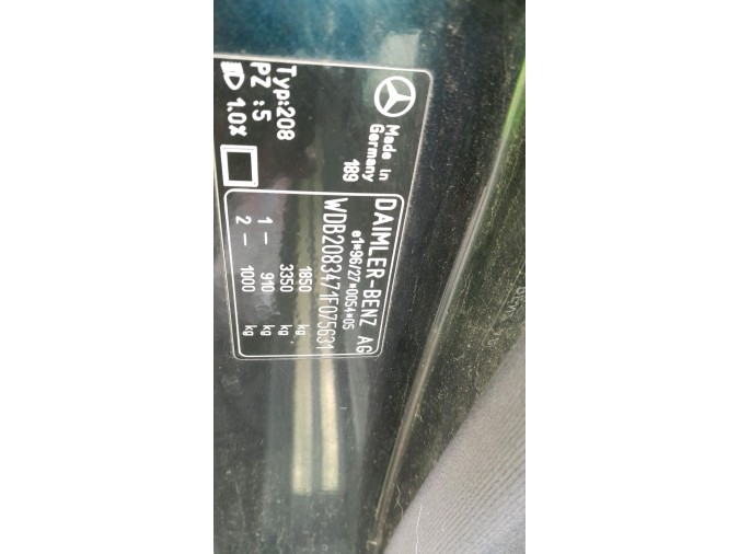Radiador motor MERCEDES CLK 230 KOMPRESSOR 1998