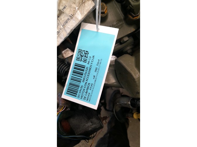 MOTOR CON ACCESORIOS Y CAJA DE CAMBIOS NISSAN ATLAS 2005