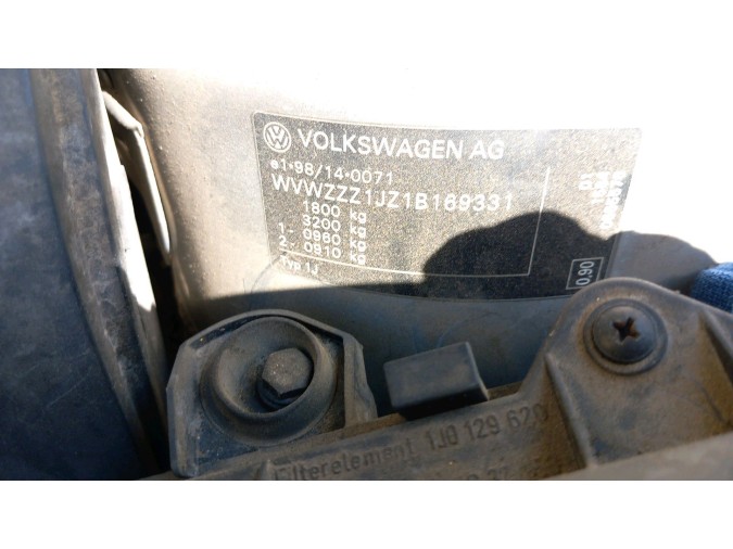 Intercooler VOLKSWAGEN GOLF 2001