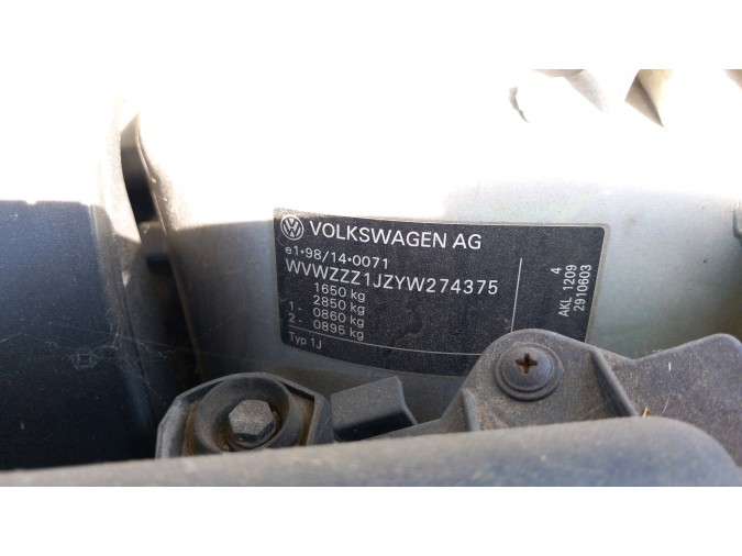 CONMUTADOR DE ARRANQUE VOLKSWAGEN GOLF 1999