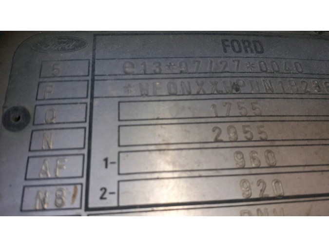 Intercooler FORD FOCUS 2002