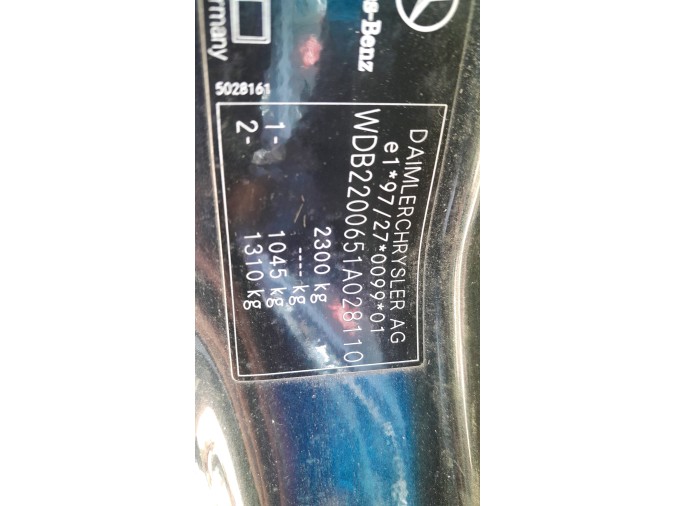 MANDO ELEVALUNAS TRASERO IZQUIERDO MERCEDES S 320 1999