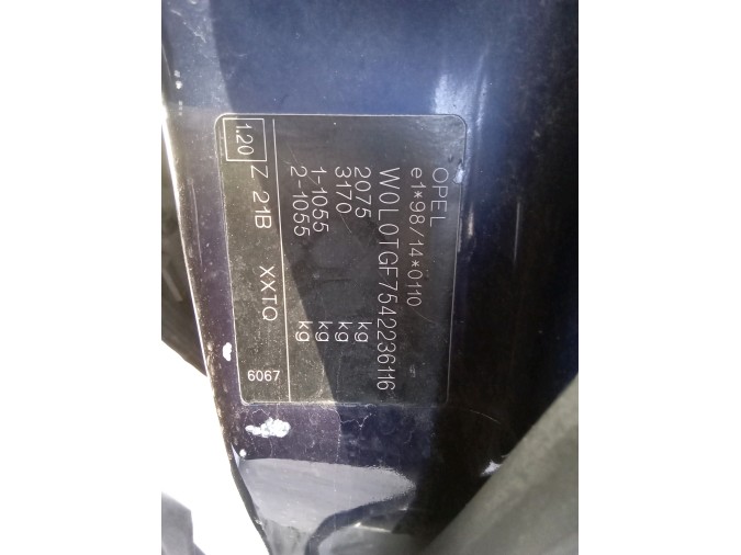 Intercooler OPEL ZAFIRA 2004