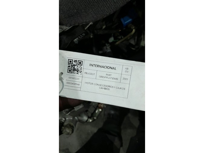 ALTERNADOR PEUGEOT PART CBESP.P.LAT.DW8 2001