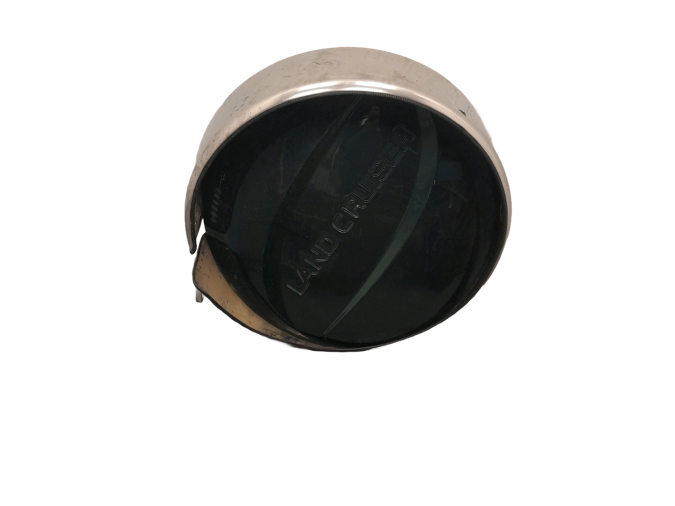 TAPA RUEDA REPUESTO TOYOTA LAND CRUISER VERDE Y CROMADA 2003