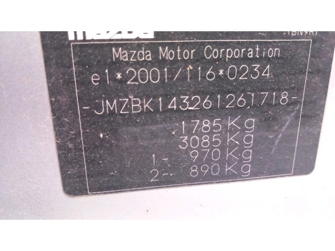 MECANICA TRASERA MAZDA 3 2005