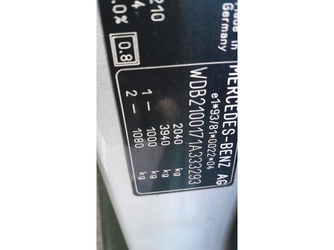MECANICA TRASERA MERCEDES E 290 TURBODIESEL 1997