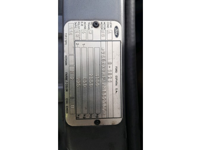CERRADURA CAPO FORD EXCORT 1.8 1992