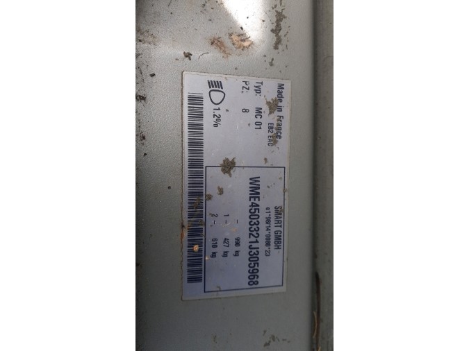 MANDO ELEVALUNAS DELANTERO IZQUIERDO SMART FORTWO COUPE 2006