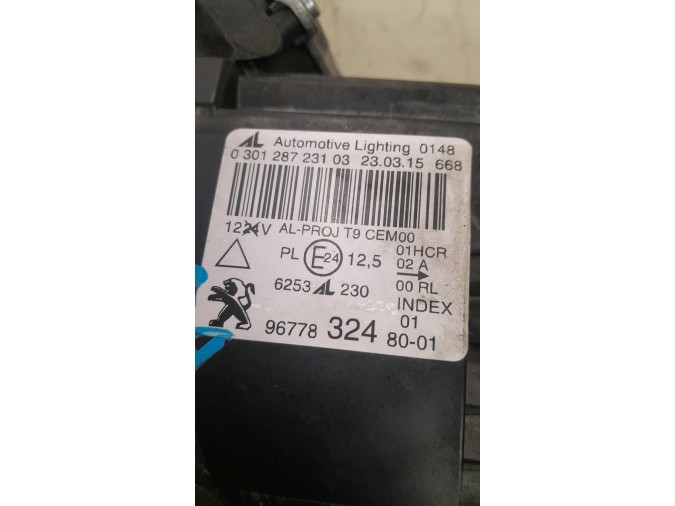 FARO DELANTERO IZQUIERDO PEUGEOT 308 2015