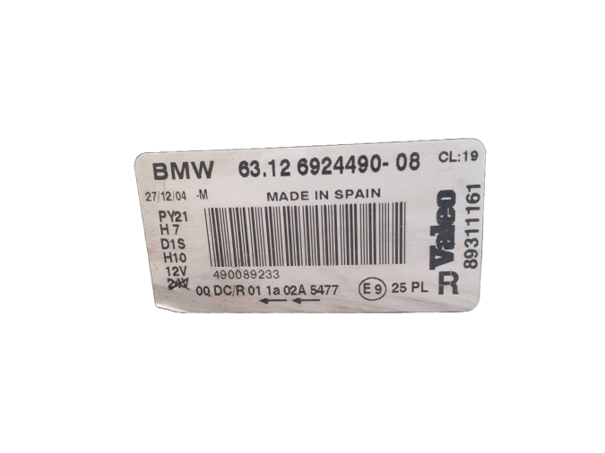 FARO DELANTERO DERECHO BMW 120D 2005