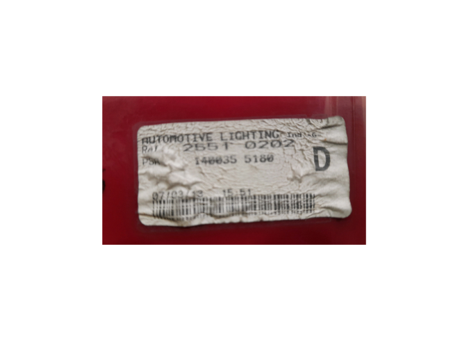 PILOTO TRASERO DERECHO PEUGEOT 807 2007