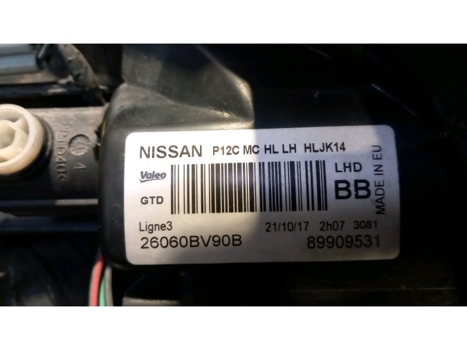 FARO IZQUIERDO INFERIOR NISSAN JUKE 2018