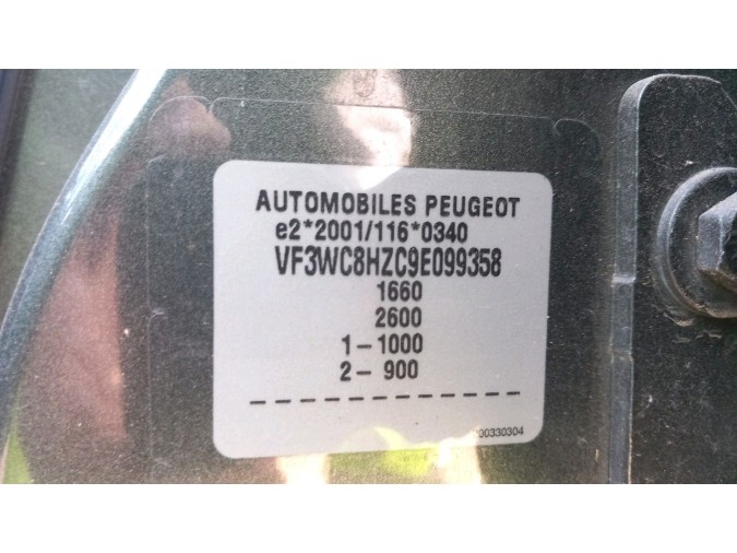 ELEVALUNAS TRASERO DERECHO PEUGEOT 207 2010