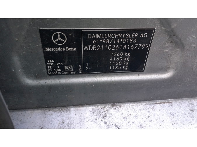 Radiador motor MERCEDES E 320 CDI 2003
