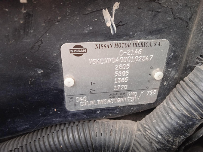 Coche despiece completo NISSAN NAVARA 00143271