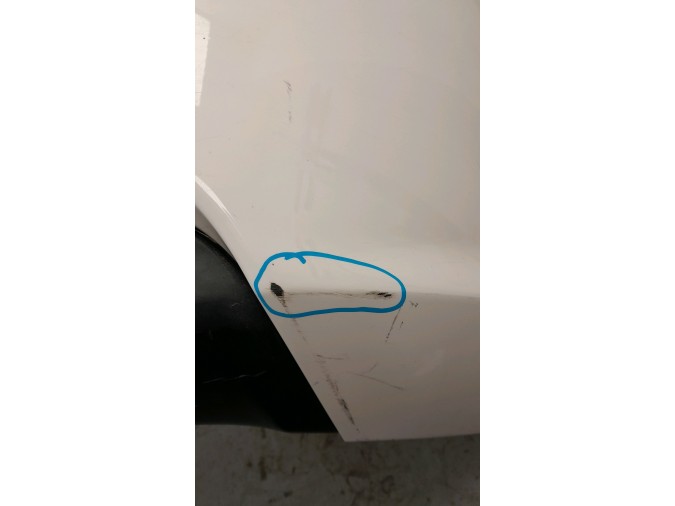 PARAGOLPES TRASERO CITROEN C4 BLANCO 2011