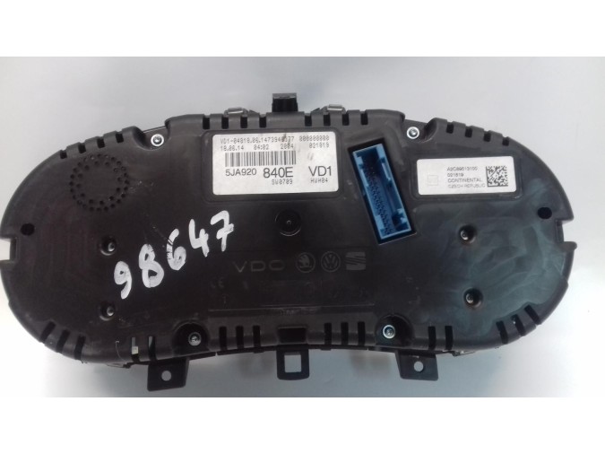CUADRO INSTRUMENTOS SKODA RAPID 2014