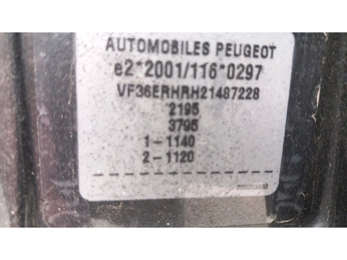 ELEVALUNAS TRASERO IZQUIERDO PEUGEOT 407 2006