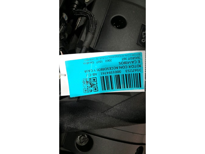 MOTOR CON ACCESORIOS Y CAJA DE CAMBIOS PEUGEOT 307 2002