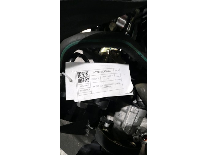 CAJA CAMBIOS PEUGEOT PART CBESP P LAT 2002