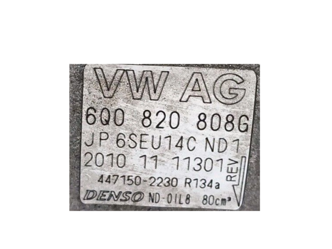 COMPRESOR AIRE ACONDICIONADO VOLKSWAGEN POLO 2011