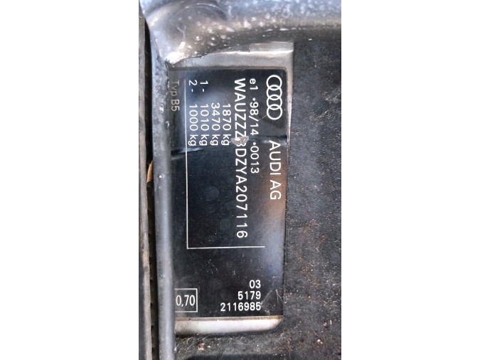 PANEL DELANTERO AUDI A4 2000